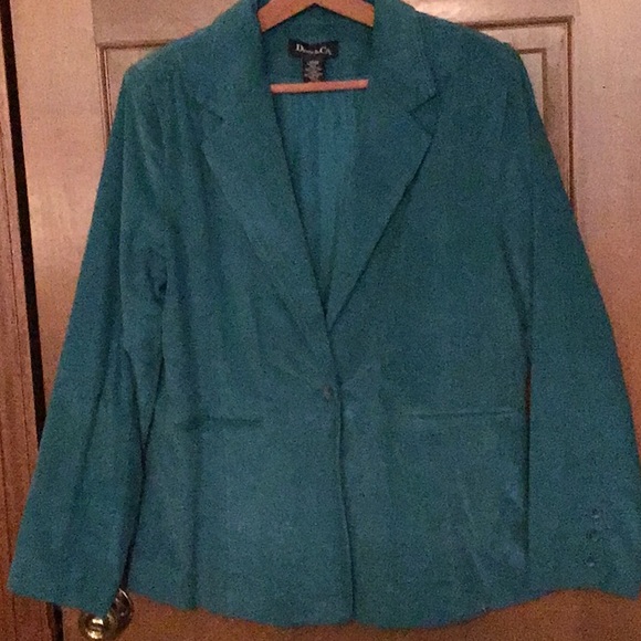 Denim & Company Corduroy Blazer - Picture 1 of 2